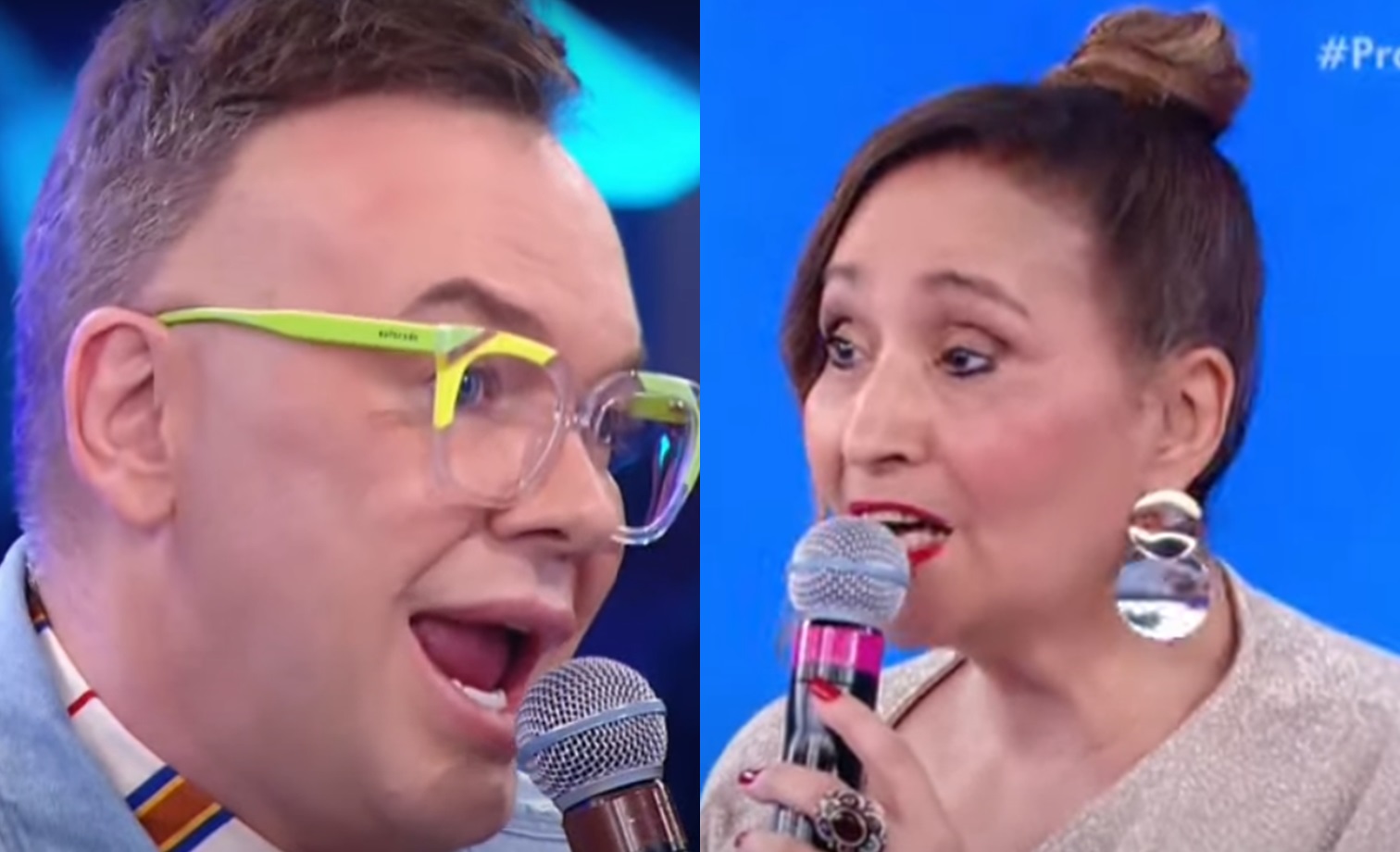 Felipeh Campos e Sonia Abrão