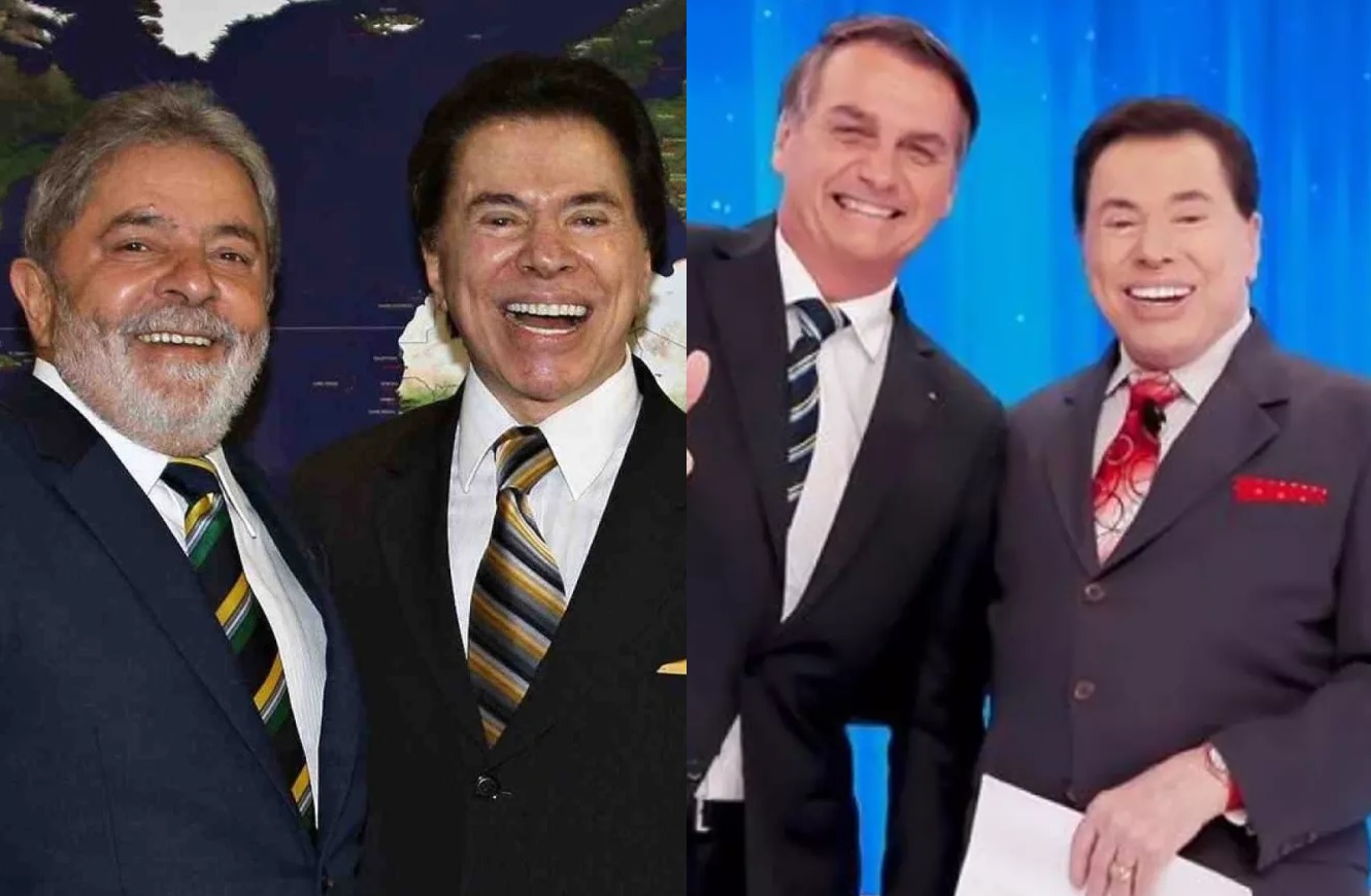 Lula, Silvio Santos e Bolsonaro