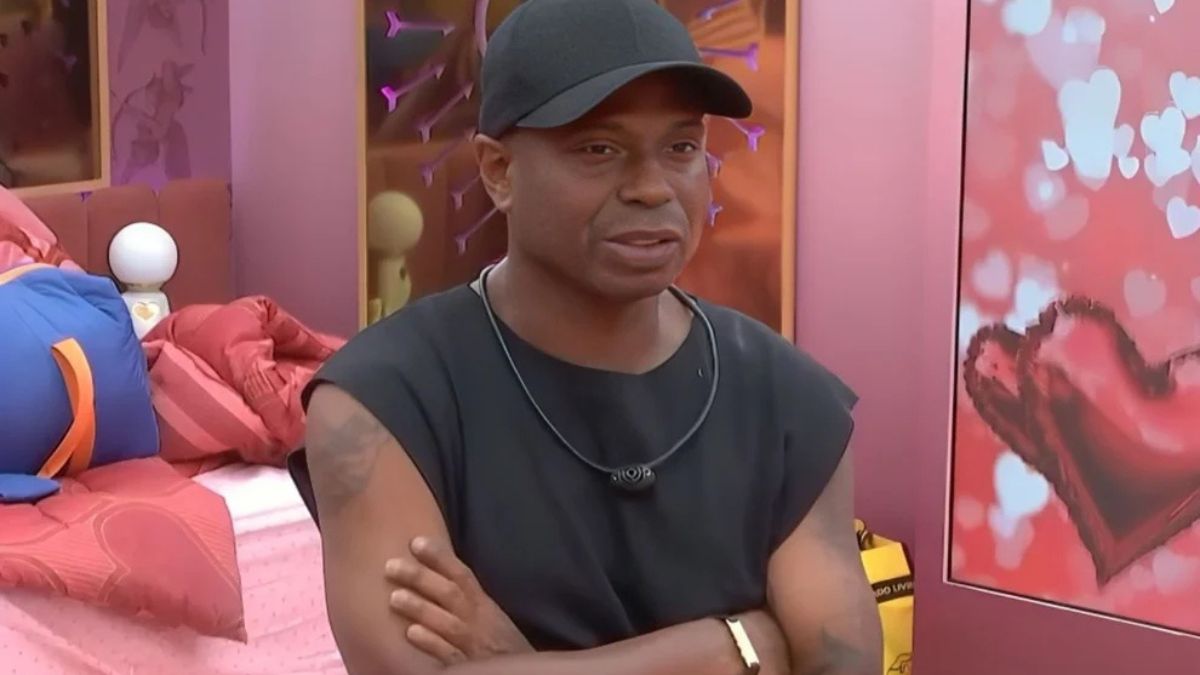 Edilson desistiu do BBB 26 (Imagem: Reprodução / Globo)