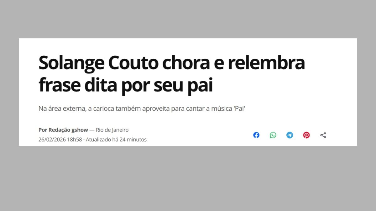 Print do site oficial do BBB 26 - Foto: Globo