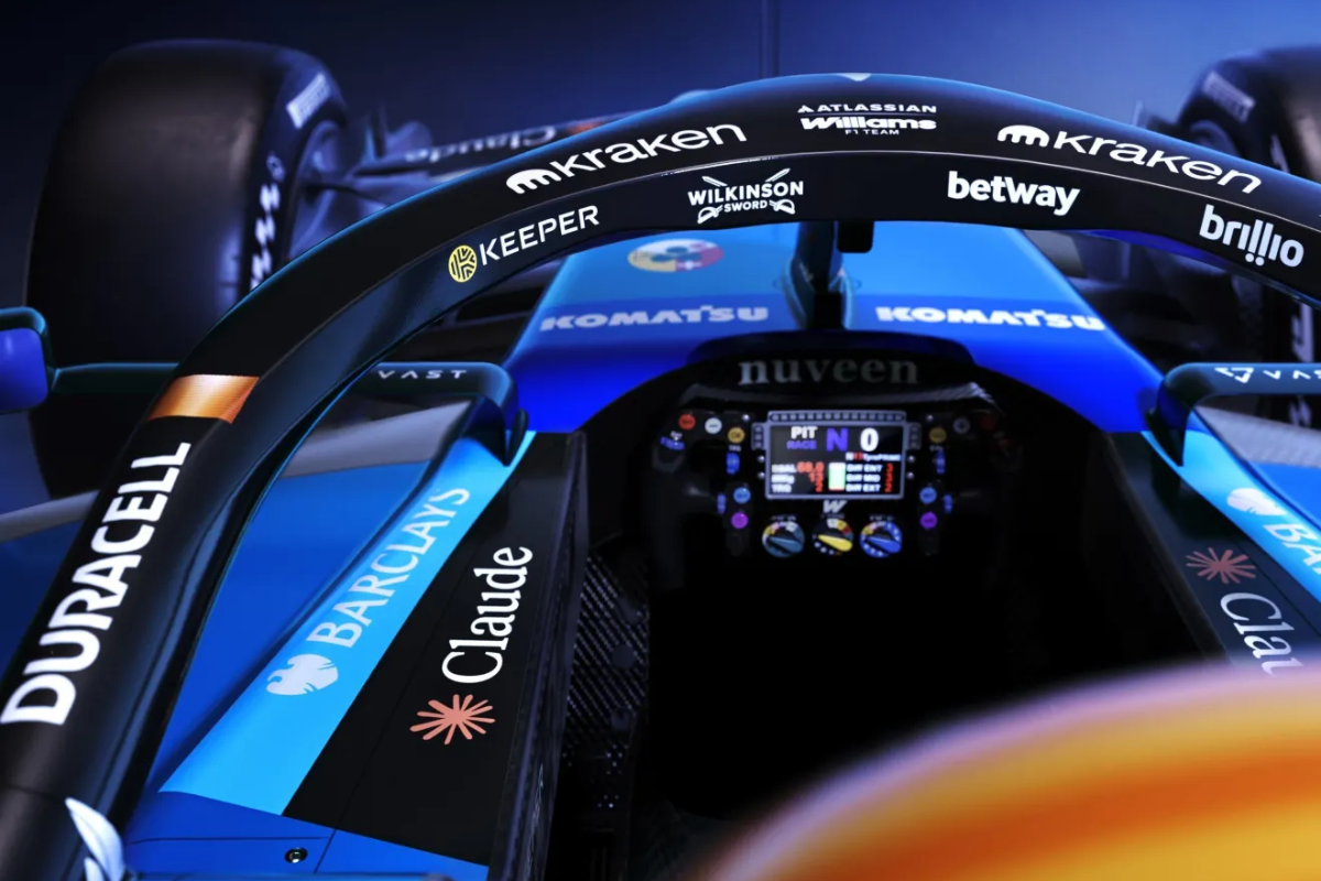 Imagem do Cockpit da Williams Fórmula 1 2026