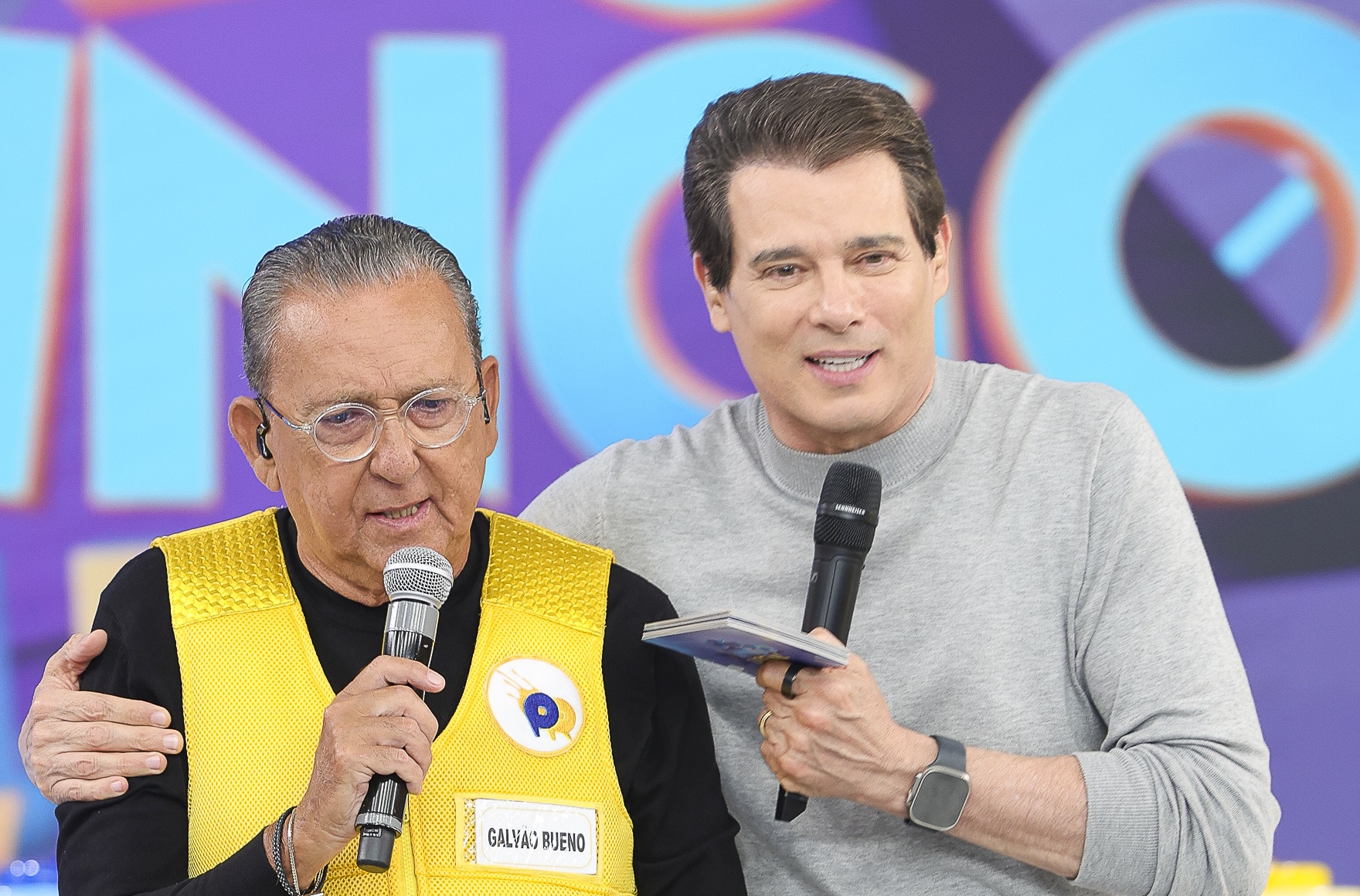 Galvão Bueno e Celso Portiolli