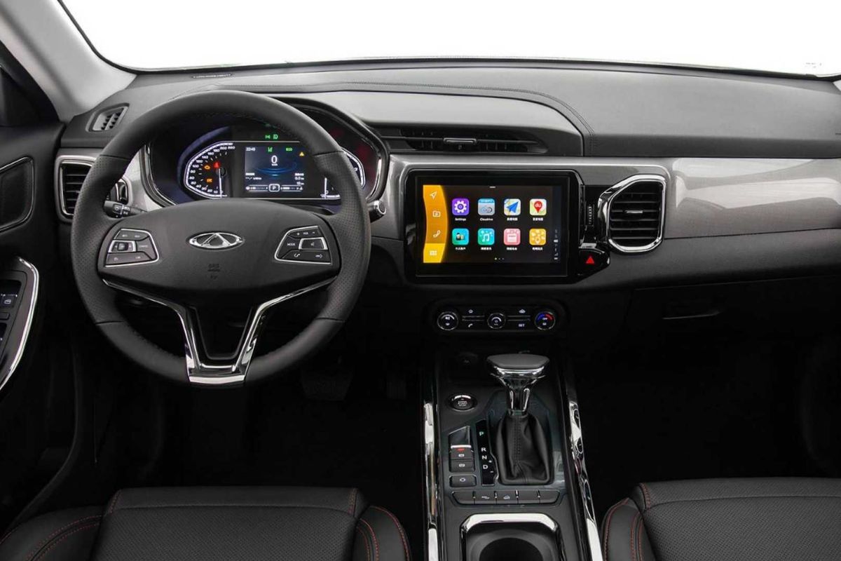 Interior do Tiggo 5x, SUV da CAOA Cherry