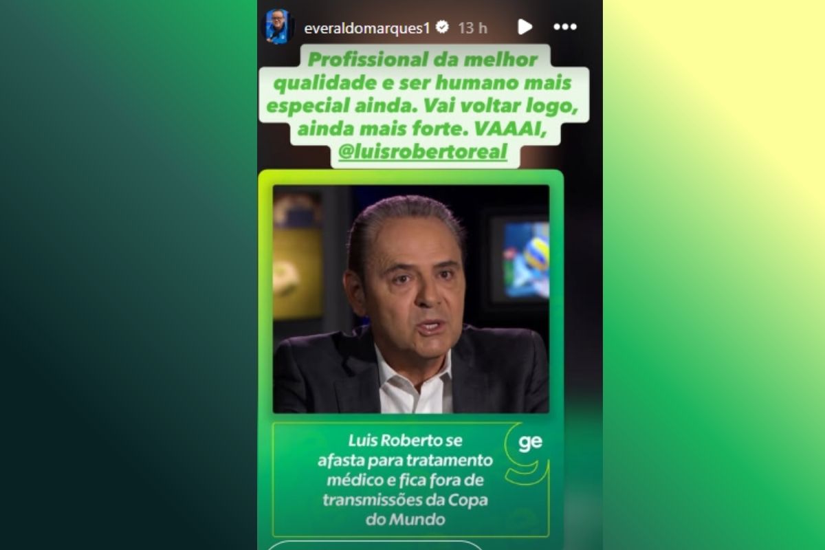 Publicação de Everaldo Marques no Instagram