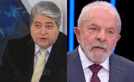 Datena perde a paciência e cria primeiro climão com Lula ao vivo