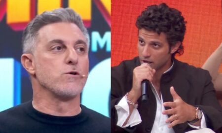 Chay Suede dá bronca em Luciano Huck ao rever carreira na Record: “Não, por favor!”