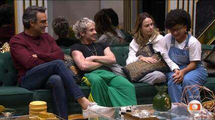 Tadeu Schmidt, Juliano Floss, Ana Paula Renault e Tia Milena 