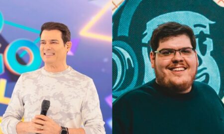 SBT usa Celso Portiolli e “copia” campanha da Globo contra a Cazé TV