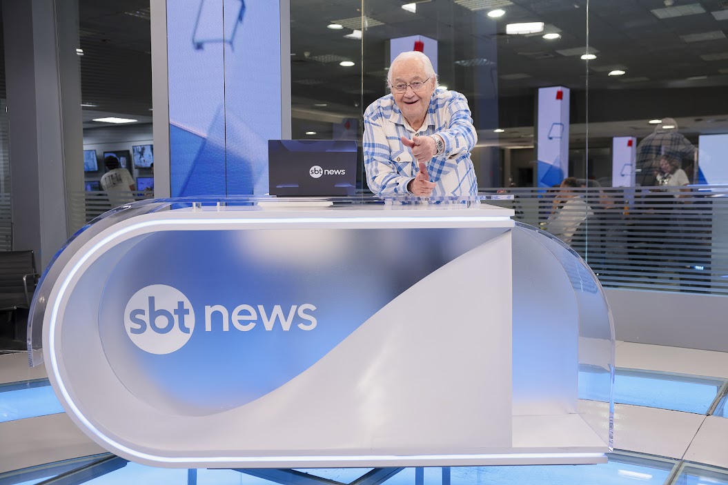 Boris Casoy no SBT News (Imagem: Rogerio Pallatta/SBT)