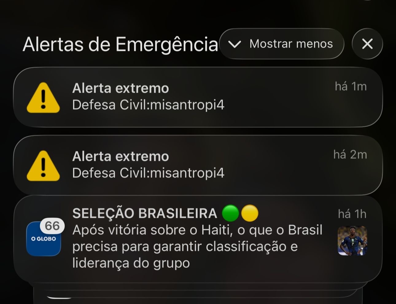 Alerta da Defesa Civil