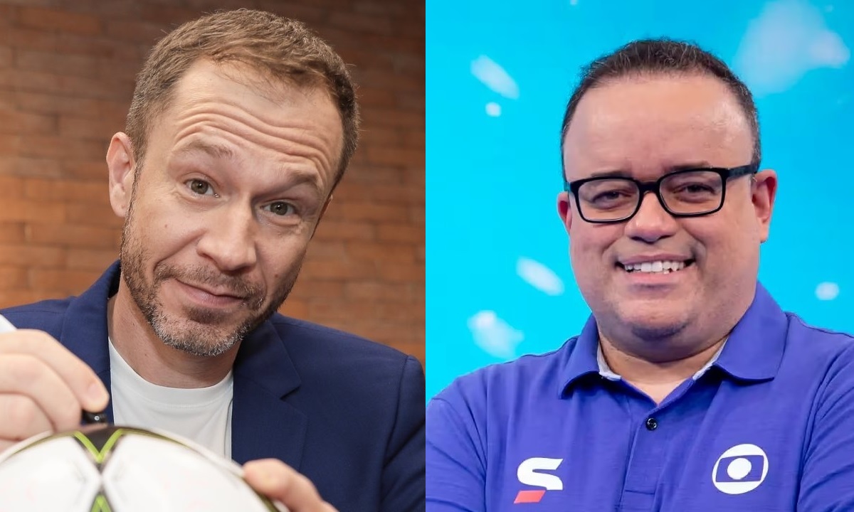 Tiago Leifert e Everaldo Marques