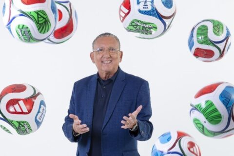 Galvão Bueno alcança marca histórica e narra o 100º gol do Brasil em Copas