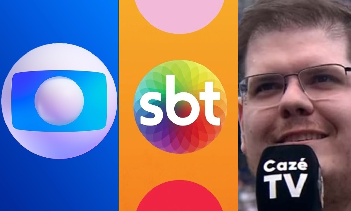 Globo, SBT e Cazé TV