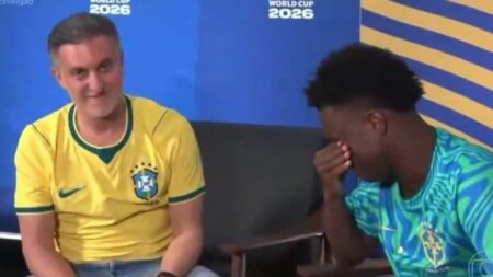 Luciano Huck fez Vini Jr. chorar antes de Brasil x Japão; confira o desabafo do jogador