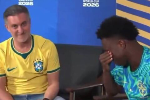 Luciano Huck fez Vini Jr. chorar antes de Brasil x Japão; confira o desabafo do jogador