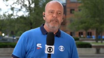 Alex Escobar troca as bolas e deixa público da Globo sem entender nada durante entrada ao vivo