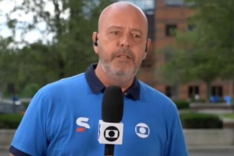 Alex Escobar troca as bolas e deixa público da Globo sem entender nada durante entrada ao vivo
