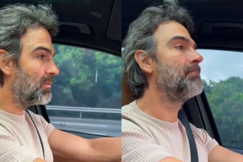 Grisalho e barbudo, Tadeu Schmit reaparece após perder mãe e irmão e emociona com desabafo