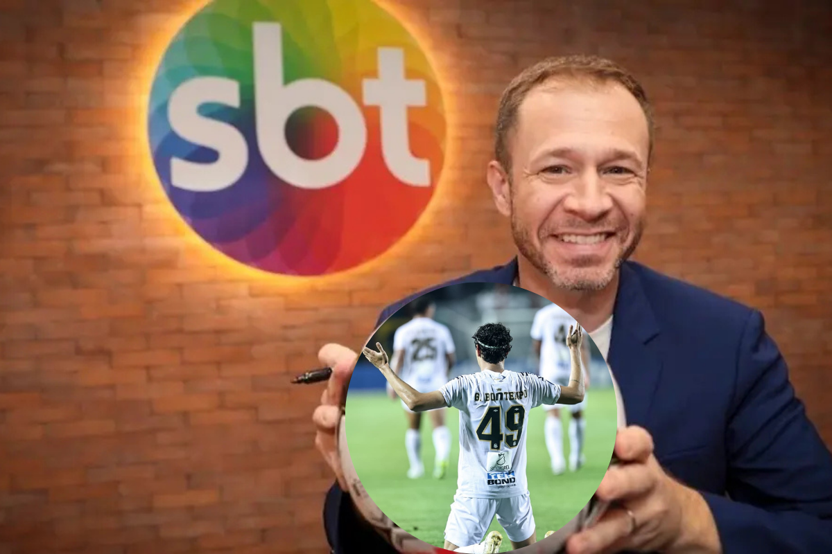 Thiago Leifert é narrador do SBT nos jogos da Sul-Americana.