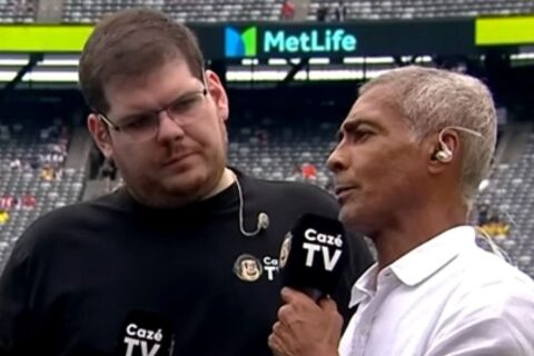 Cachê de Romário na Cazé TV vira motivo de decisão da Justiça