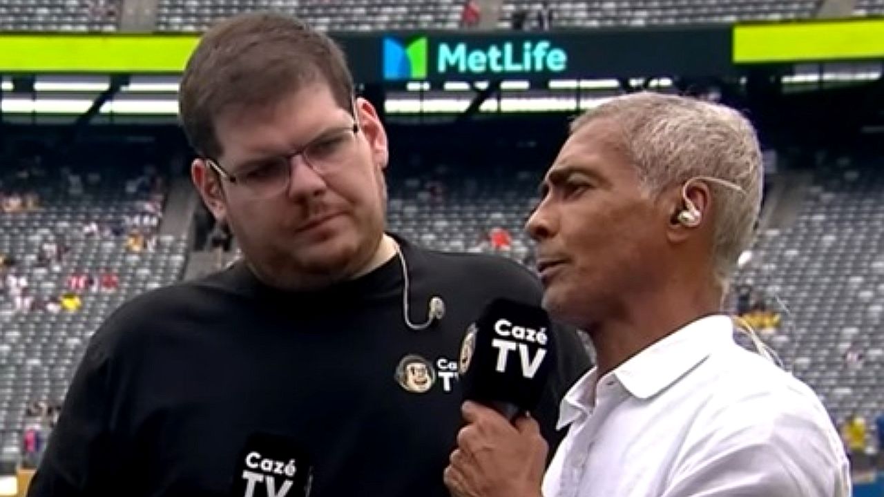 Cachê de Romário na Cazé TV vira motivo de decisão da Justiça