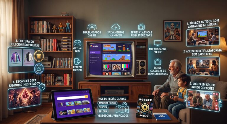 O que ninguém fala sobre o renascimento do retrô na TV por streaming e nos jogos