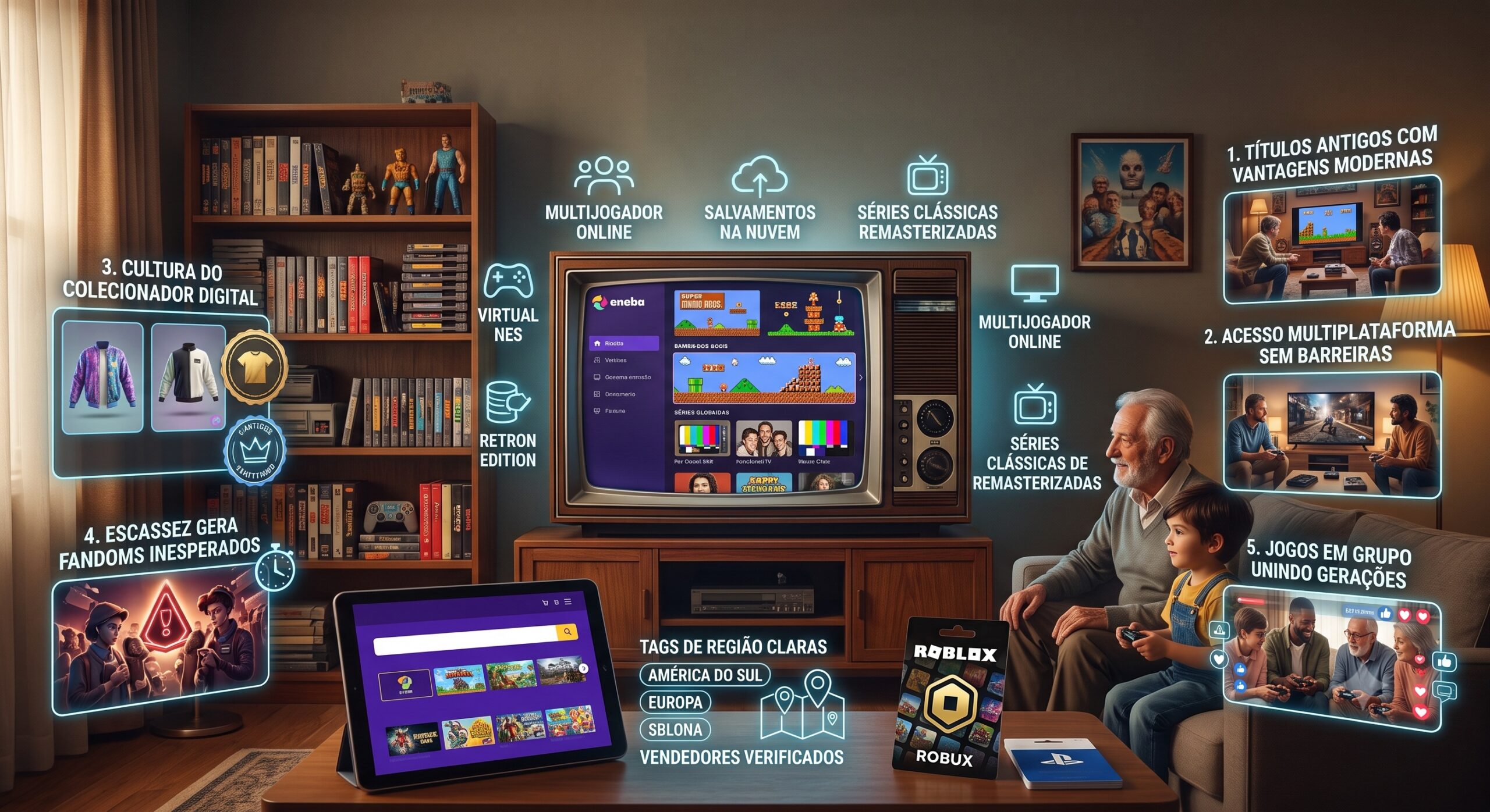 O que ninguém fala sobre o renascimento do retrô na TV por streaming e nos jogos