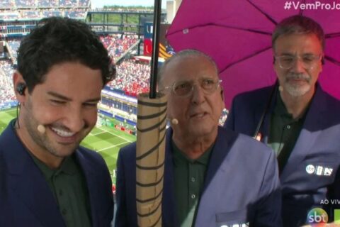 Ao vivo no SBT, Galvão Bueno compra briga com a Fifa e detona até estádio de França x Marrocos