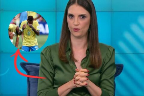 Ao vivo na Band, Chris Flores acaba com Neymar e diz que país foi feito de trouxa na Copa