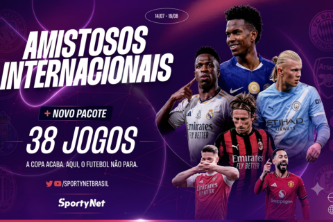 SportyNet expande grade e transmite mais de 30 clássicos de pré-temporada no YouTube e na TV