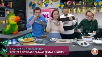 Ao vivo na Globo, Ana Maria Braga tenta aprovar receita, mas não esconde gosto ruim