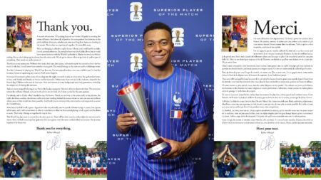 Mbappé divulga carta e confessa fracasso inesperado em 2026