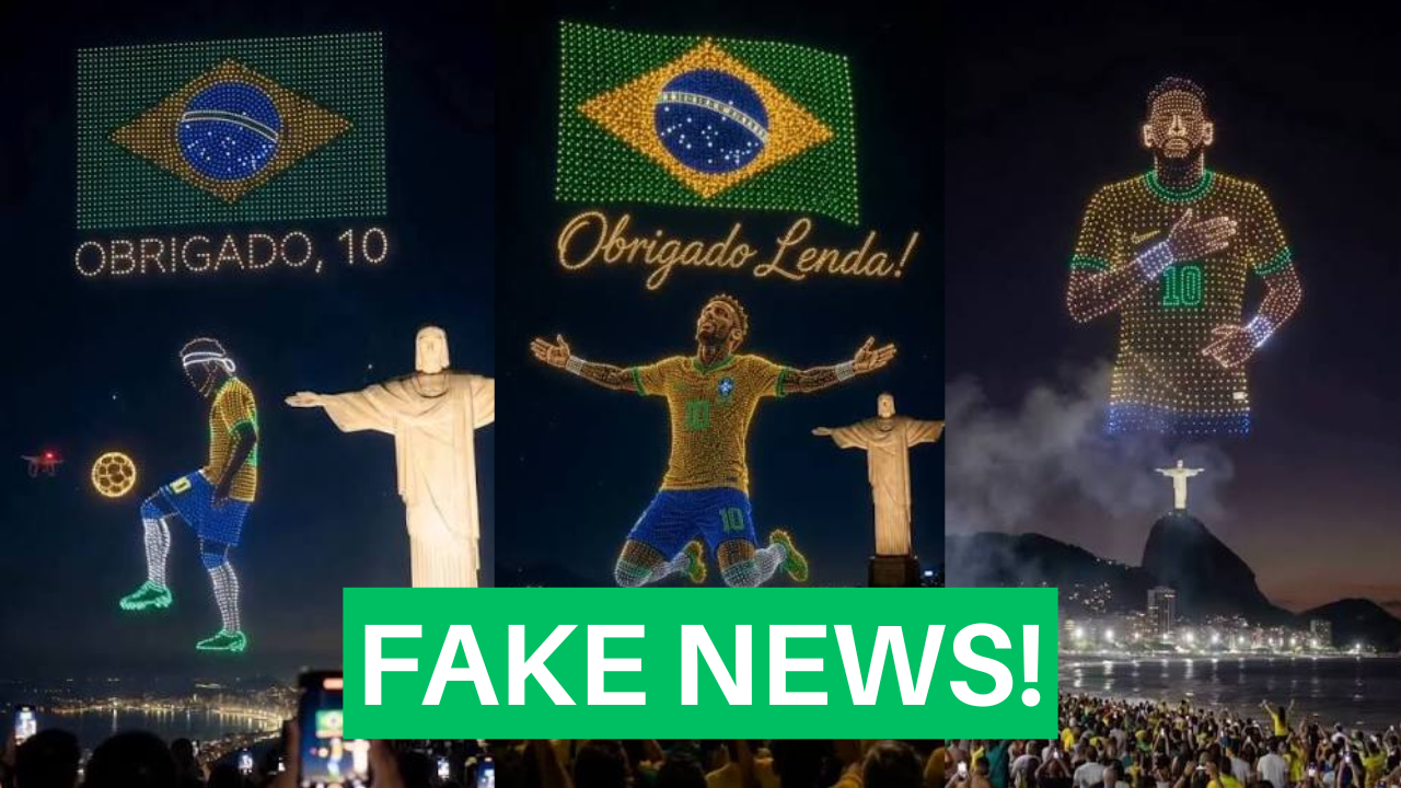 Globo entrega fake news envolvendo Neymar ao vivo em telejornal