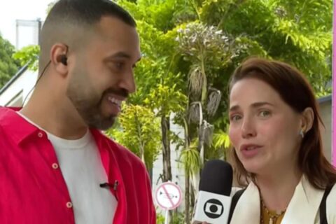Ao vivo na Globo, Letícia Colin revela como será uma das vinganças de Adriana em Quem Ama Cuida
