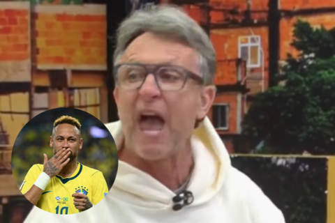 Ao vivo na Band, Craque Neto perde a linha ao ver Neymar se divertindo na Disney