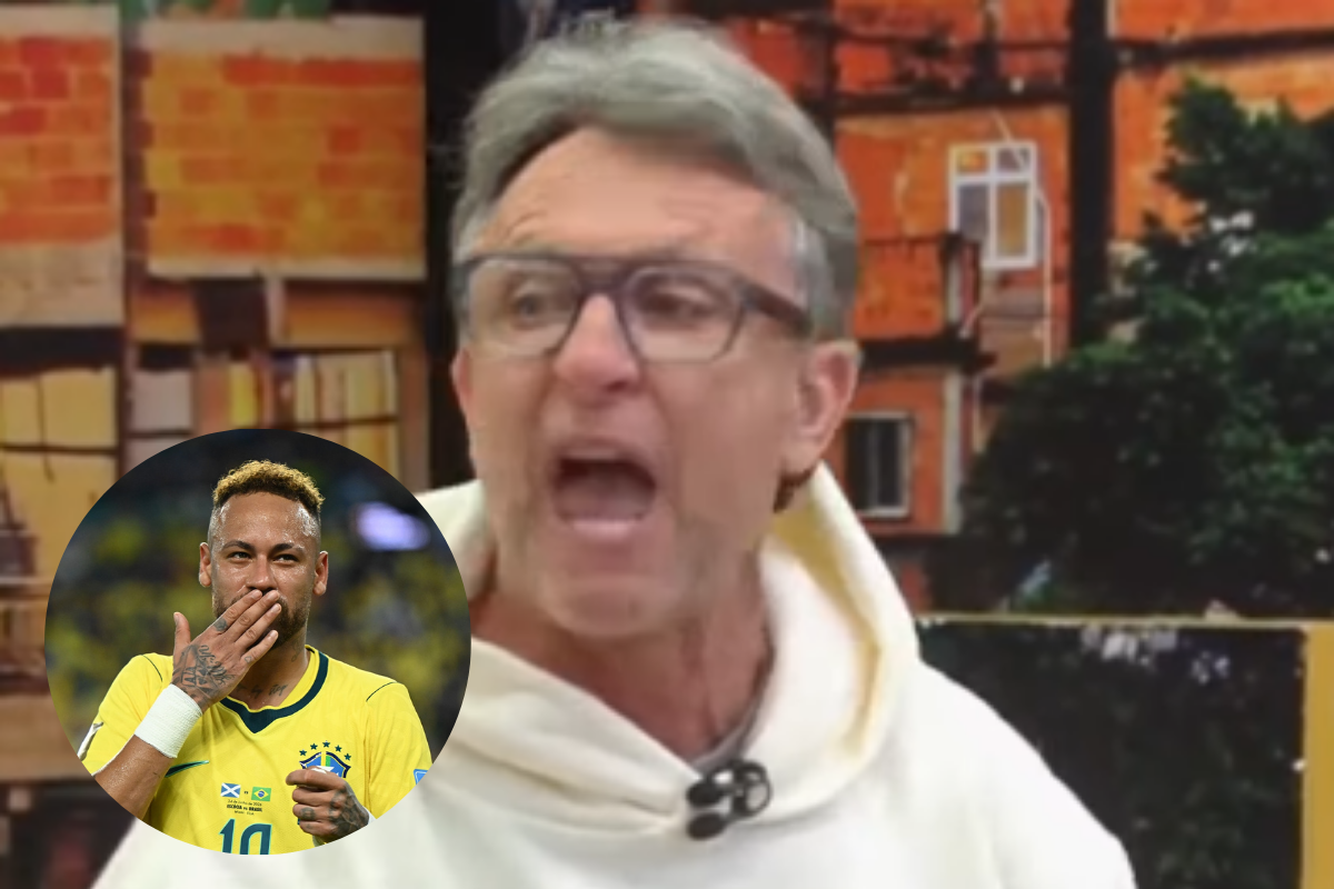 Neto apresenta o programa ''Donos da Bola''.