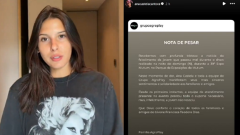 Ana Castela se manifesta pela 1ª vez após morte de jovem em show em MG