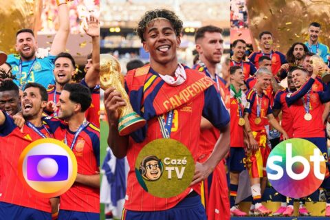 Ibope da TV: Final da Copa dispara a audiência de Globo e SBT; Cazé TV supera 20 milhões