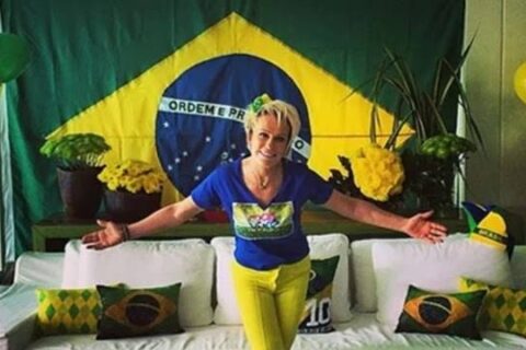 Ao vivo na Globo, Ana Maria Braga entrega sua torcida para a final da Copa