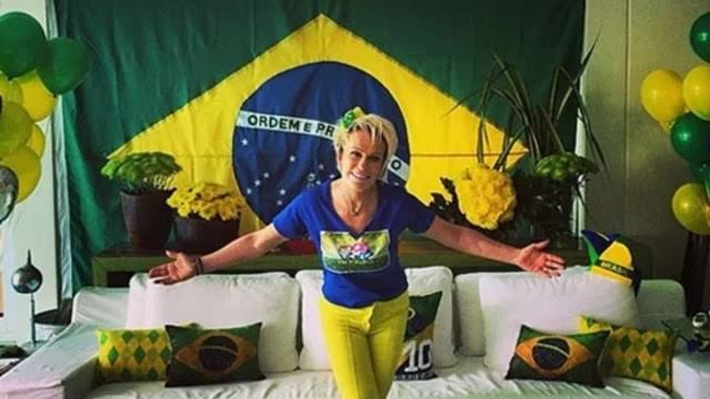 Ao vivo na Globo, Ana Maria Braga entrega sua torcida para a final da Copa