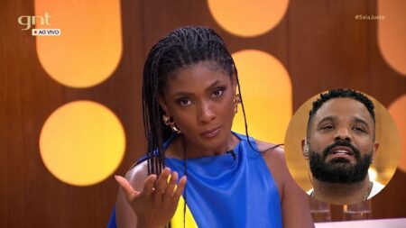 No Saia Justa, Erika Januza quebra o silêncio sobre traição de Arlindinho