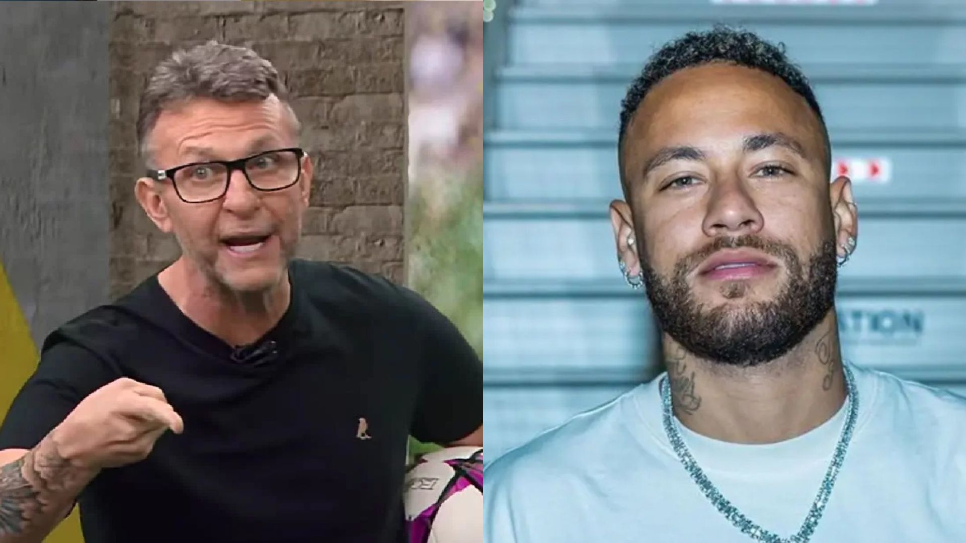 Craque Neto e Neymar