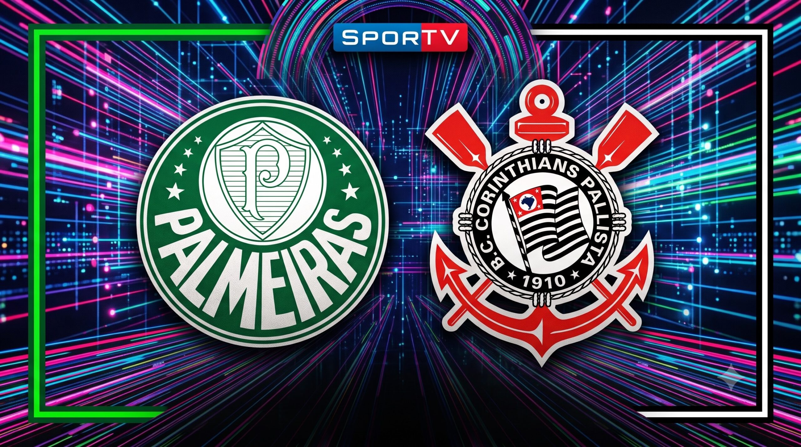 SporTV exibe Palmeiras x Corinthians nesta quarta-feira