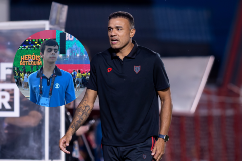Ao vivo na Globo, técnico toma a palavra e surpreende repórter com deficiência visual