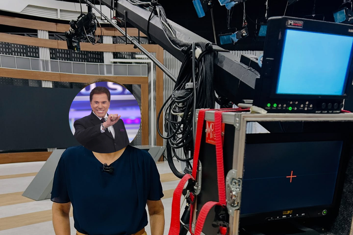 Simone Queiroz teve a dura missão de noticiar o falecimento do ícone Silvio Santos.