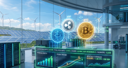 Detentores de BTC, ETH e XRP podem acessar gratuitamente o poder computacional de nuvem da SHR Miner, com ganhos potenciais de até US$ 6.770 por mês