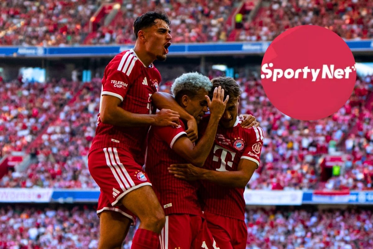 O Campeonato Alemão contará com a transmissão da SportyNet. (Imagem: Divulgação - Bayern de Munique - SportyNet / Montagem - RD1)