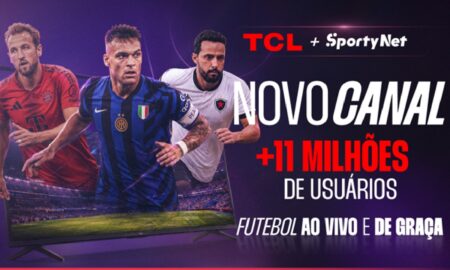 SportyNet amplia distribuição gratuita e estreia no TCL Channel com programação esportiva