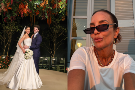 Vestido bordado à mão, show da Ivete e uma lista de convidados que ninguém viu: os detalhes do casamento da filha da dona da Cimed