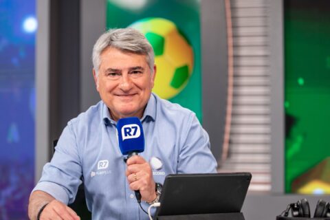 Ibope da TV: com Cleber Machado, Record dispara e acumula alta audiência em 9 praças com a transmissão de Botafogo x Palmeiras